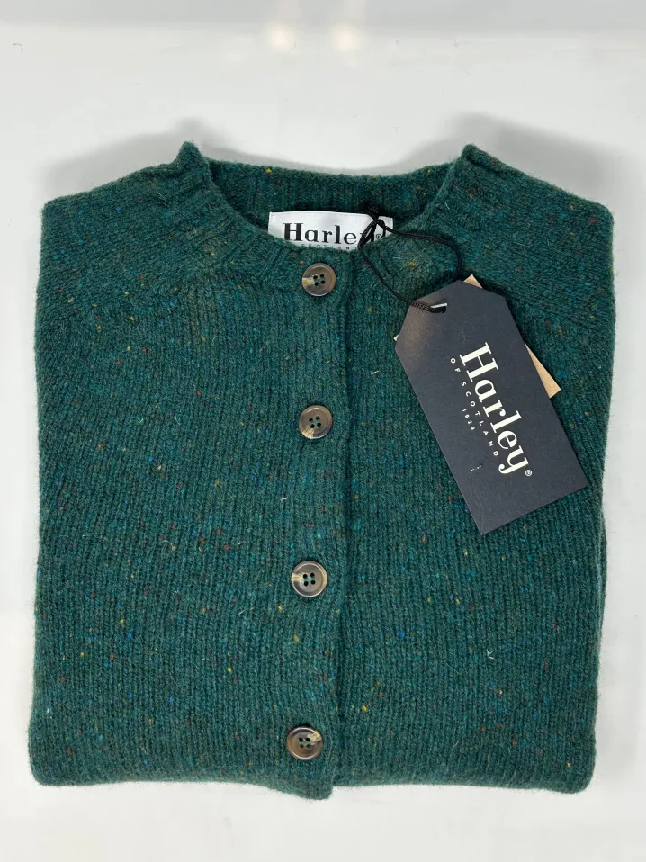 CARDIGAN TWEED "RAASAY"HARLEY OF SCOTLAND FOR GHIGLINO