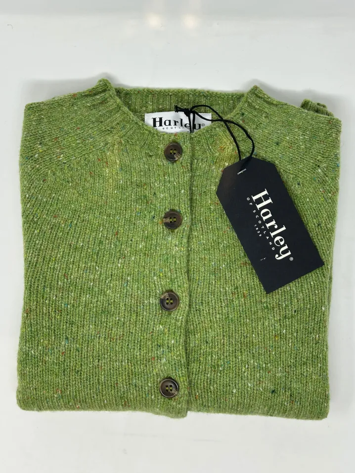 CARDIGAN TWEED "RAASAY"HARLEY OF SCOTLAND FOR GHIGLINO