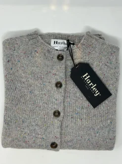 CARDIGAN TWEED "RAASAY"HARLEY OF SCOTLAND FOR GHIGLINO