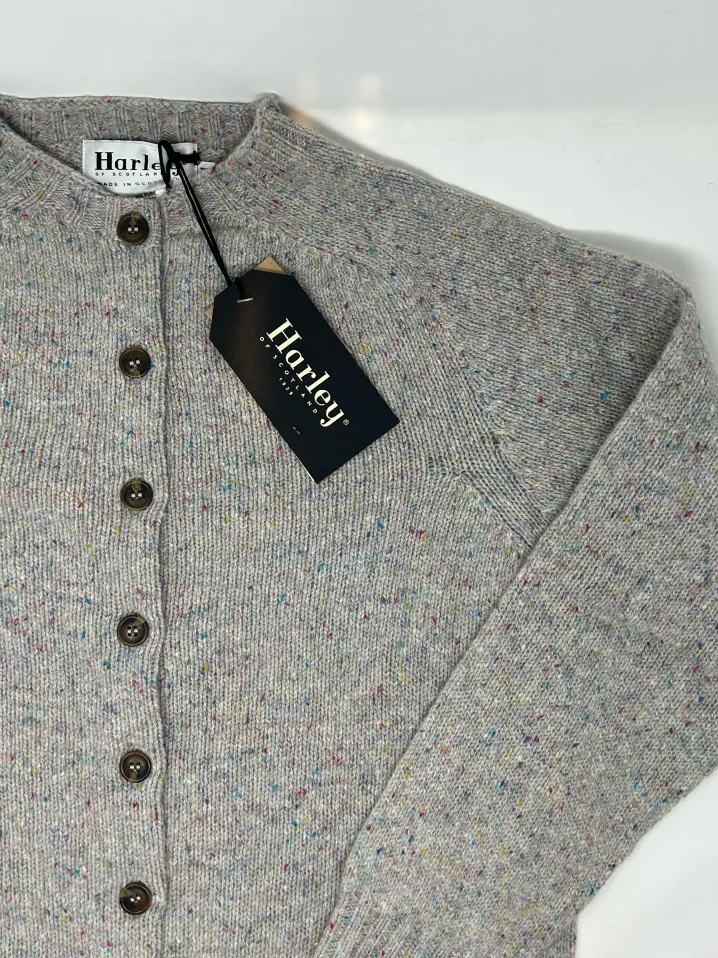 CARDIGAN TWEED "RAASAY"HARLEY OF SCOTLAND FOR GHIGLINO