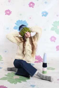 CHUNKY KNIT ORGANIC BEANIE