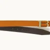 CINTURA ALPHABET STYLE REVERSIBILE ARANCIO/TESTA DI MORO