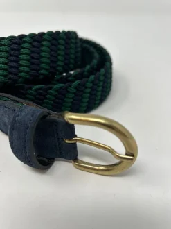 CINTURA ELASTICO G1893 BLU/VERDE