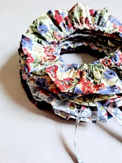 COLLETTO MAXI ROUCHES LIBERTY FABRIC