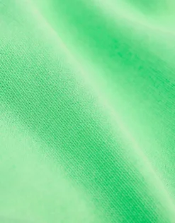 COLORFUL STANDARD FELPA ZIP COTONE ORGANICO SPRING GREEN