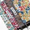 COVER PER MASCHERINA LIBERTY FABRIC LUREX SILVER DETAILS