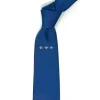 CRAVATTA BLU CHIARO CON 3 PESCIOLINI
