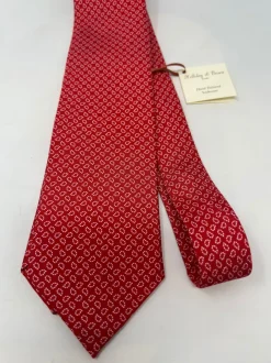 CRAVATTA HOLLIDAY & BROWN ROSSA DISEGNO CASHEMERE