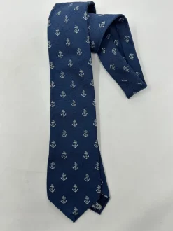 CRAVATTA JEANS BLU DE GENES ANCORE