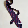 CRAVATTA REGIMENTAL BLU ROSSO CELESTE