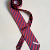 CRAVATTA REGIMENTAL ROSSO BLU