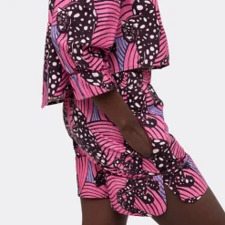 ENDELEA PANTALONI A PORTAFOGLIO AFRICAN WAX