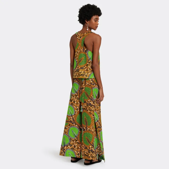 ENDELEA PANTALONI A PORTAFOGLIO AFRICAN WAX