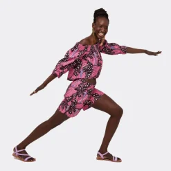 ENDELEA PANTALONI A PORTAFOGLIO AFRICAN WAX