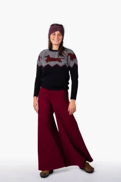 ERIBE' SCOTLAND FASCIA TURBANTE SCOTTISH FAIR ISLE CASHMERE