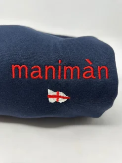 FELPA CON CAPPUCCIO "MANIMAN" VERDE MILITARE