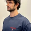 FELPA GIROCOLLO "MANIMAN" BLU
