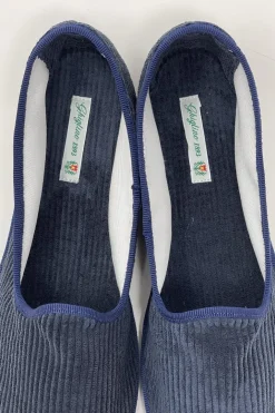 FRIULANINE VELLUTINE FRENCH CORDUROY BLU GHIGLINO