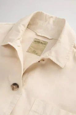 GABARDINE OVERSHIRT LIGHT OAK WOOLRICH