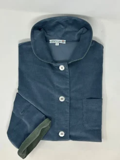 GIACCA CAMICIA "AUDREY" VELLUTO 2000 RIGHE