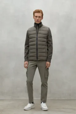 GIACCA CARDIGAN BIMIALF KNIT MAN DARK OLIVE ECOALF