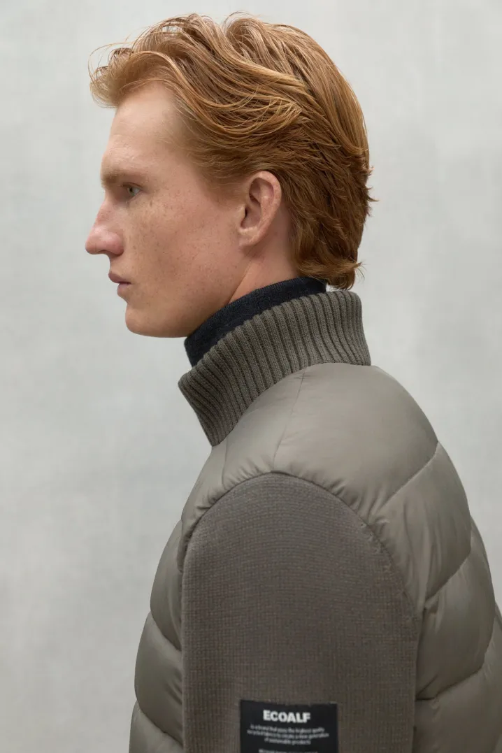GIACCA CARDIGAN BIMIALF KNIT MAN DARK OLIVE ECOALF