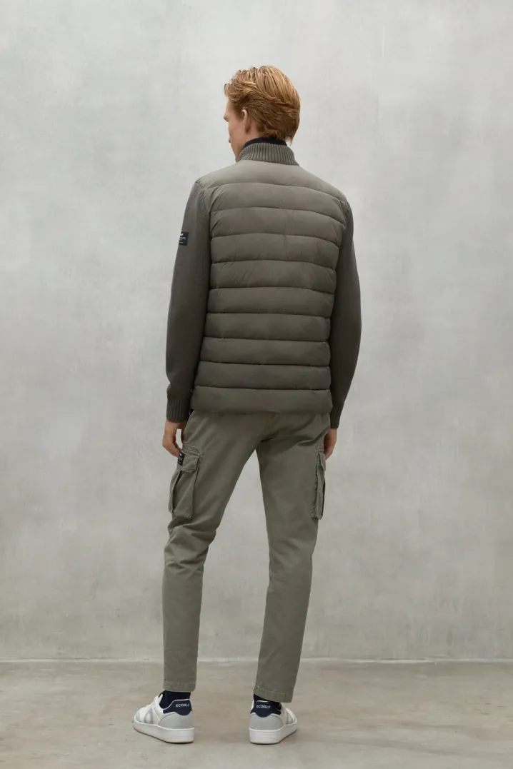 GIACCA CARDIGAN BIMIALF KNIT MAN DARK OLIVE ECOALF