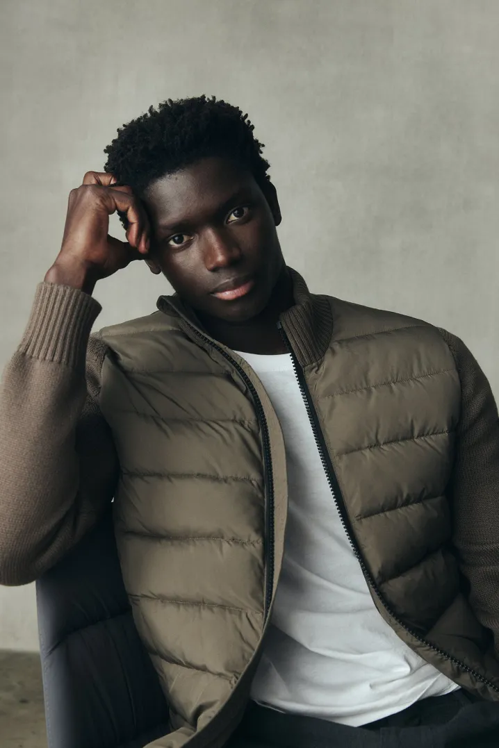 GIACCA CARDIGAN BIMIALF KNIT MAN DARK OLIVE ECOALF