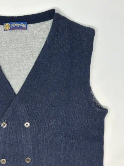 GILET DOPPIOPETTO TINTA UNITA 4 COLORI