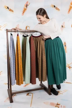GONNE "BEATRIZ" CINTURINO VELLUTO
