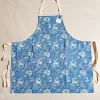 GREMBIULE JAIPUR HANDMADE INDIAN PRINT AZZURRO