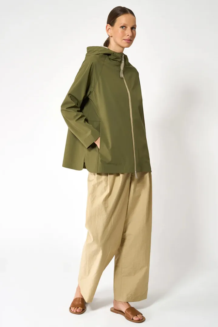 IMPERMEABILE SOFTSHELL NOE TANTA RAIN WINTER MOSS