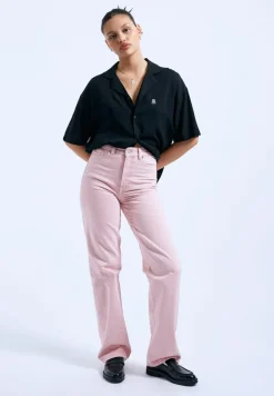 JEANS REGULAR FIT ECHO WASHED PINK