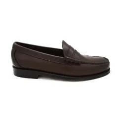 LARSON SOFT PENNY LOAFERS CIOCCOLATO G.H.BASS WEEJUNS