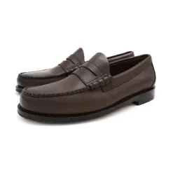 LARSON SOFT PENNY LOAFERS CIOCCOLATO G.H.BASS WEEJUNS
