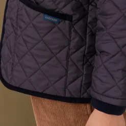 LAVENHAM CRAYDON JACKET NAVY BLU