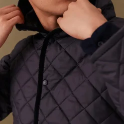 LAVENHAM CRAYDON JACKET NAVY BLU