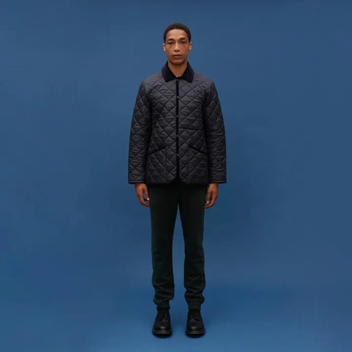 LAVENHAM RAYDON JACKET NAVY BLU