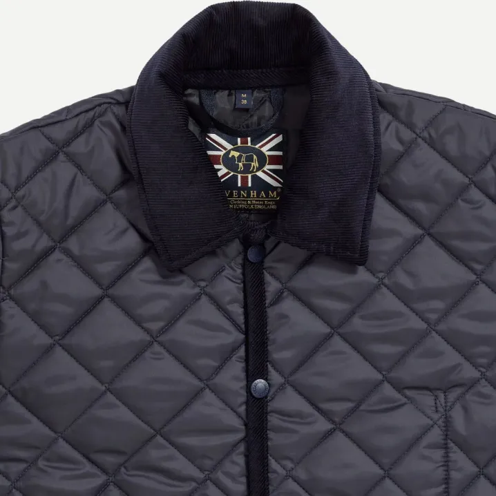 LAVENHAM RAYDON JACKET NAVY BLU