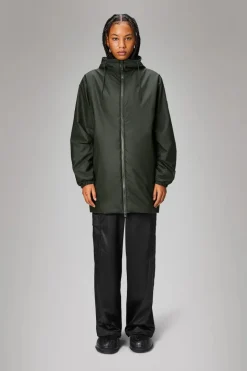 LOHJA LONG INSULATED JACKET MILITARE RAINS