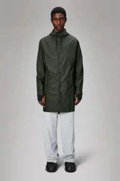 LONG JACKET GREEN RAINS