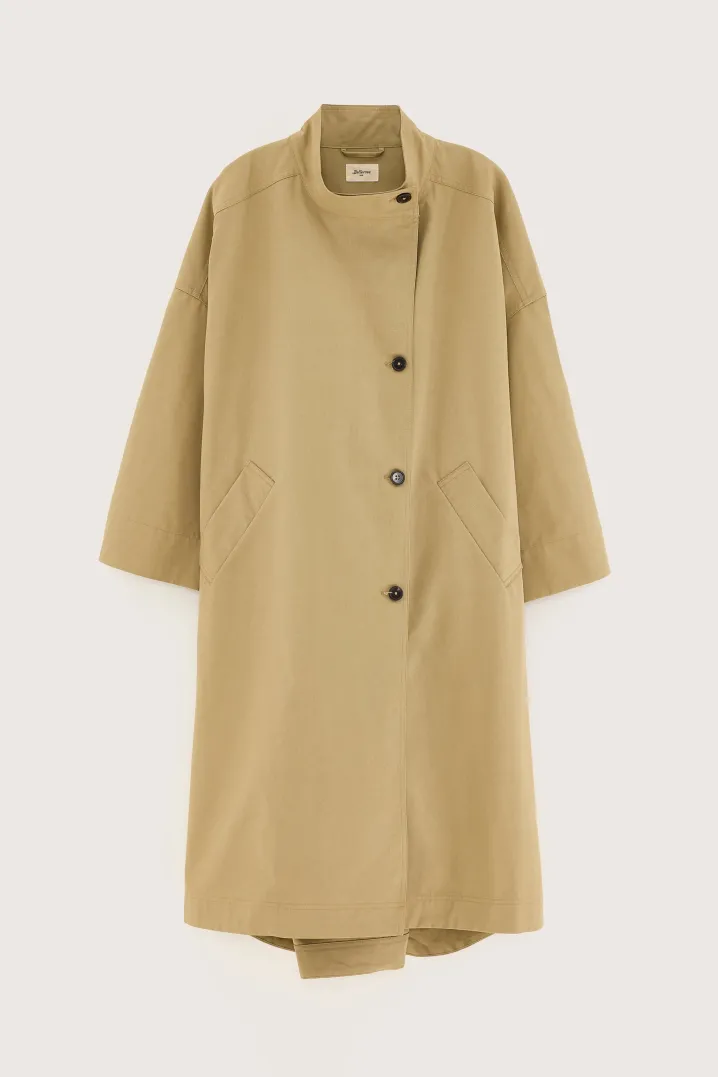 LONG TRENCH OVERSIZE BEIGE
