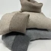 MAGLIONE COLLO ALTO "sale e pepe" 100% PURO CASHMERE