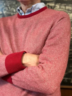 MAGLIONE GIROCOLLO SALE E PEPE 100% PURO CASHMERE