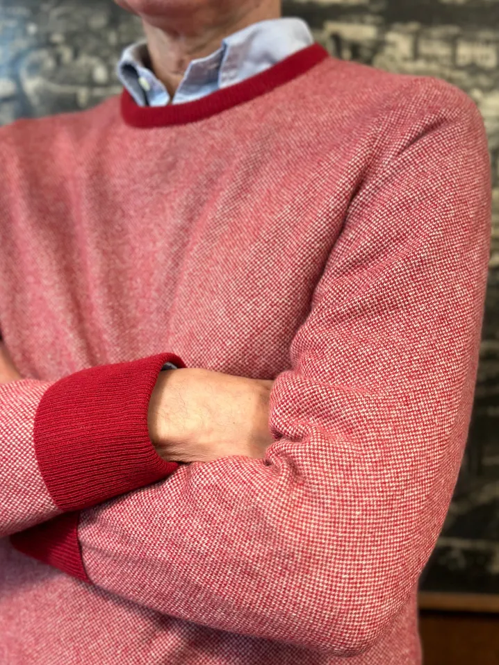MAGLIONE GIROCOLLO SALE E PEPE 100% PURO CASHMERE