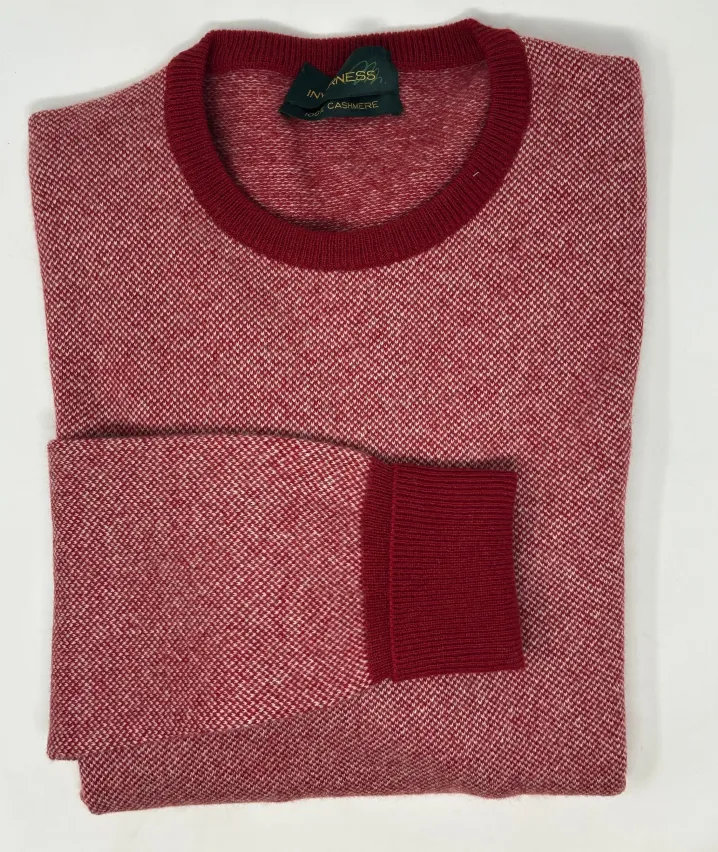 MAGLIONE GIROCOLLO SALE E PEPE 100% PURO CASHMERE