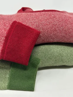 MAGLIONE GIROCOLLO SALE E PEPE 100% PURO CASHMERE