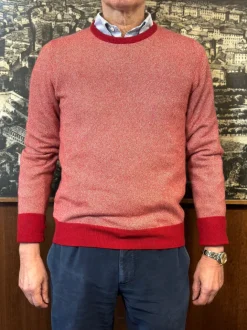 MAGLIONE GIROCOLLO SALE E PEPE 100% PURO CASHMERE