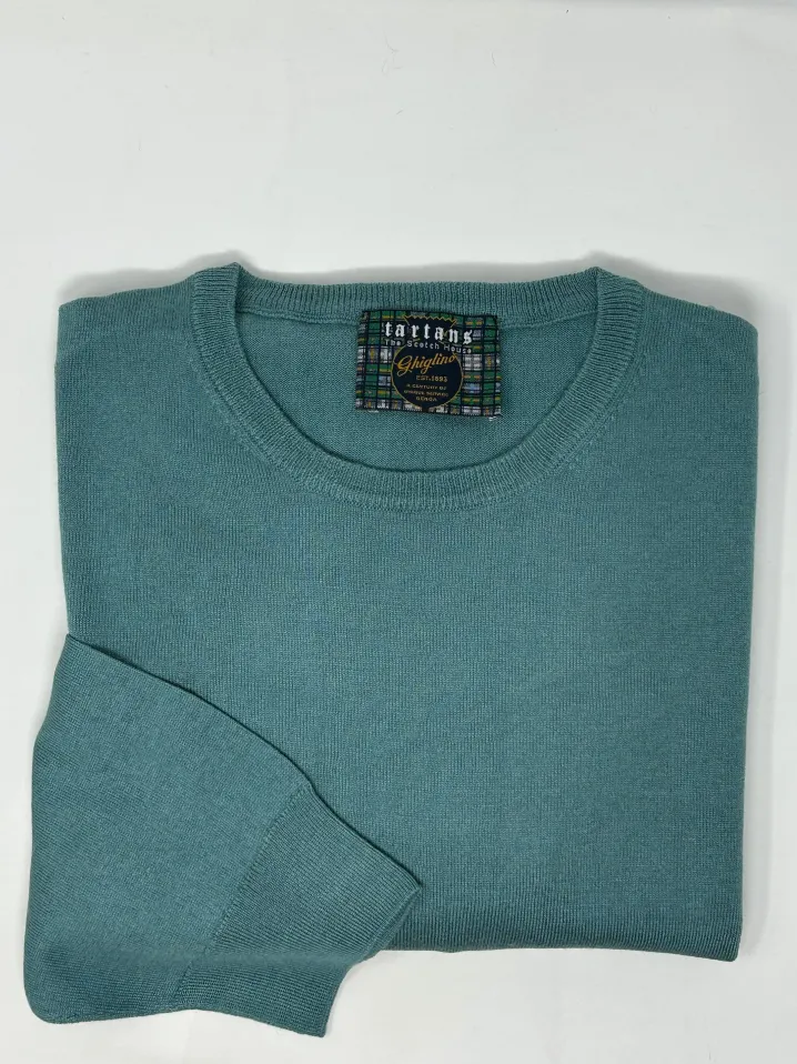 MAGLIONE "4 SEASON" GIROCOLLO SETA E CASHMERE