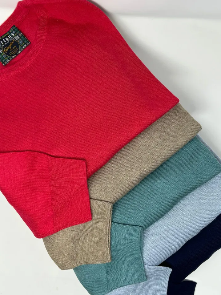 MAGLIONE "4 SEASON" GIROCOLLO SETA E CASHMERE